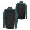 Outerstuff NFL Men's Philadelphia Eagles O-Line Performance 1/4 Zip Fleece Top