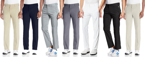Adidas Golf Men's Climalite 3-Stripes Pant, Color Options