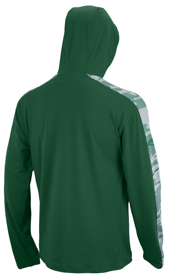 Zubaz NFL Men's New York Jets Elevated Lightweight Hoodie W/ Camo Accents