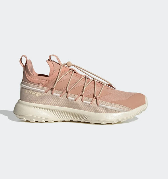 Adidas Women's Terrex Voyager 21 Canvas Travel Shoes, Halo Blush/Ambient Blush/Wonder White