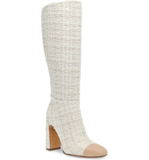 Steve Madden Women's Ally Knee High Boot, Natural