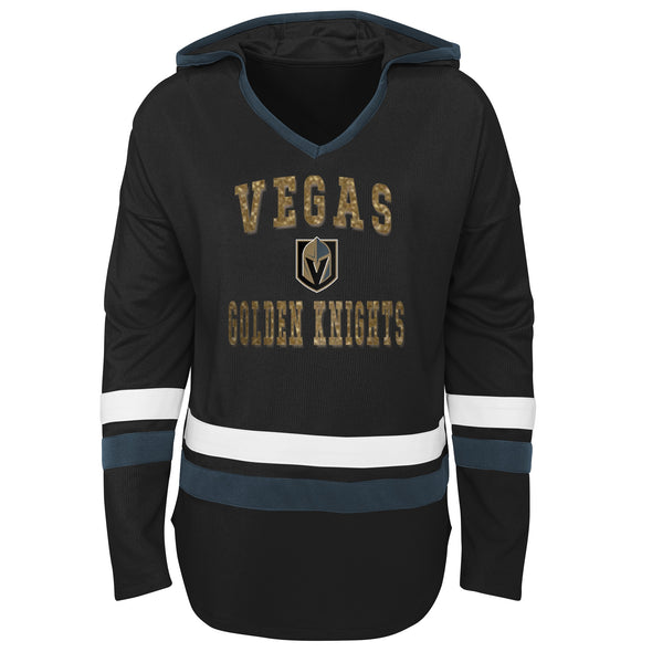 Outerstuff NHL Youth Girls (7-16) Vegas Golden Knights Score & Shine Hoodie