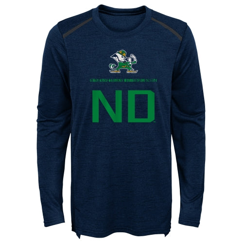 Outerstuff NCAA Youth (8-20) Notre Dame Fighting Irish Static Performance Top