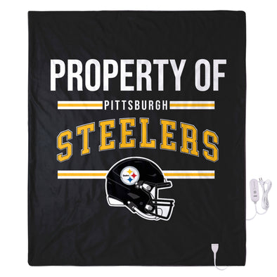 FOCO NFL Pittsburgh Steelers Exclusive Heated Throw Blanket, 50"x60"