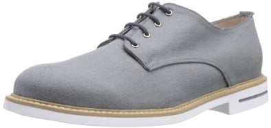 JD Fisk Hardy Men's Oxfords Fashion Lace Up Casual Canvas Shoes, 3 Colors