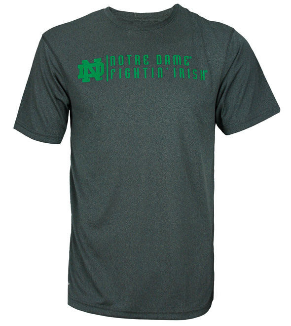 NCAA Men's Notre Dame Headlines Dri Tek Performance Tee T-shirt, Many Colors