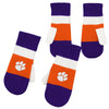 Outerstuff NCAA Toddlers Clemson Tigers Fleece Lined Jacquard Mittens, One Size
