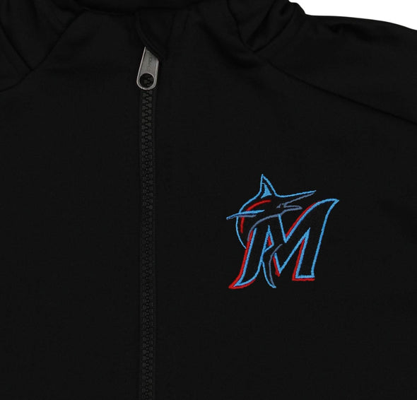 Outerstuff MLB Youth/Kids Miami Marlins Performance Full Zip Hoodie