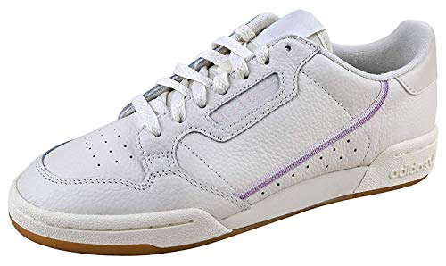 Adidas Women's Continental 80 W Casual Sneaker, Off White/ Orchid Fanletic Adidas Women's Continental 80 W Casual Sneaker, Off White/ Orchid Fanletic