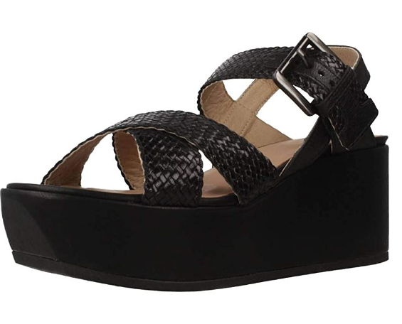 Geox Women's D Zerfie E Platform Sandals, Black