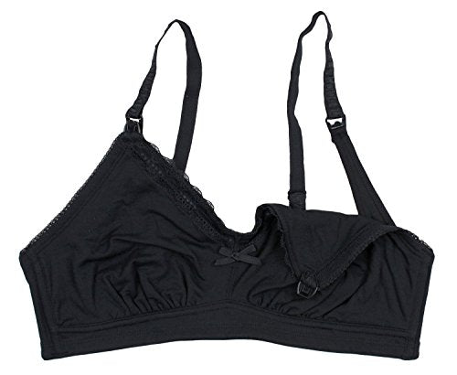 Gilligan & O'Malley Women's Comfort Nursing Bra, Black