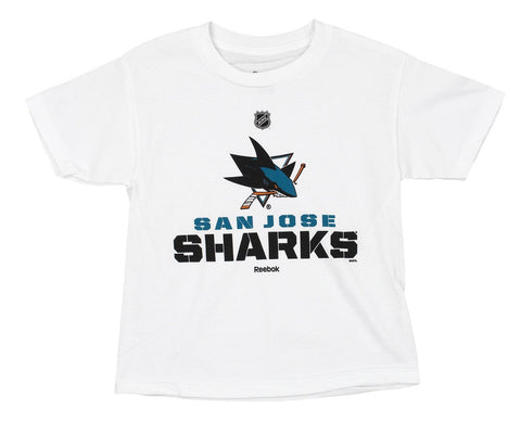 Reebok NHL Youth San Jose Sharks "Clean Cut" Short Sleeve Graphic Tee
