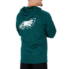 Zubaz NFL Men's Philadelphia Eagles Full Zip Hoodie With Team Color Camo Lines