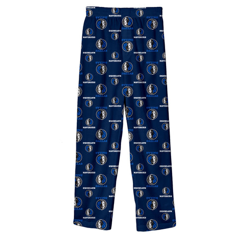Outerstuff NBA Youth Boys (4-20) Dallas Mavericks Team Logo Lounge Pants