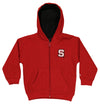 Outerstuff NCAA Toddlers North Carolina State Wolfpack Full Zip Hoodie, Red