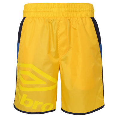 Umbro Men's Trainers Shorts, Golden Kiwi/Navy