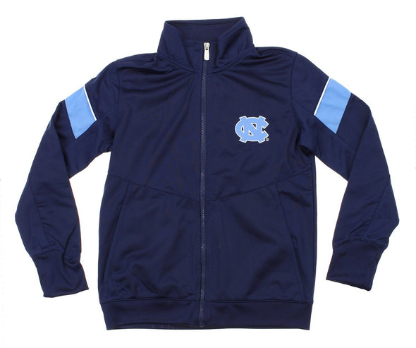 Gen 2 NCAA Youth North Carolina Tar Heels Full Zip Track Jacket, Navy