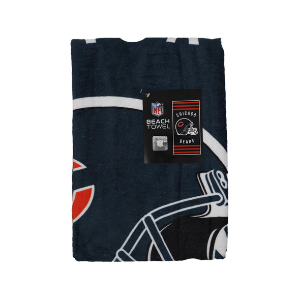 Northwest NFL Chicago Bears "Stripes" Beach Towel, 30" x 60"