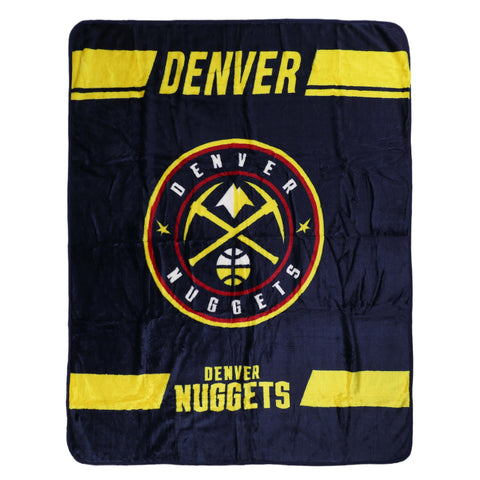 Northwest NBA Denver Nuggets Legion Raschel Throw, 50" x 60"