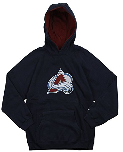 Reebok NHL Youth Boy's Colorado Avalanche Pullover Fleece Hoodie, Navy