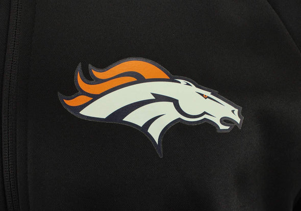 Zubaz NFL Denver Broncos Men's Heavyweight Full Zip  Fleece Hoodie