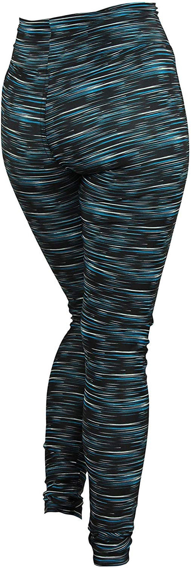 Zubaz NFL Football Women's Carolina Panthers Space Dye Legging