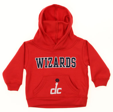 OuterStuff NBA Infant and Toddler's Washington Wizards Fleece Hoodie, Red