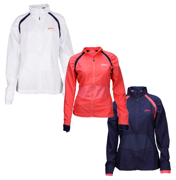 Asics Women's Athletic Windbreaker Racket Jacket - Color Options