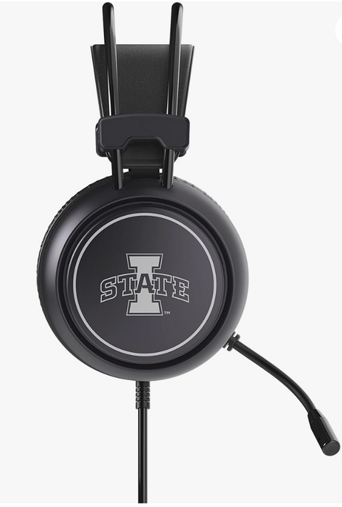 SOAR NCAA Iowa State Cyclones LED Gaming Headset Headphones and Mic