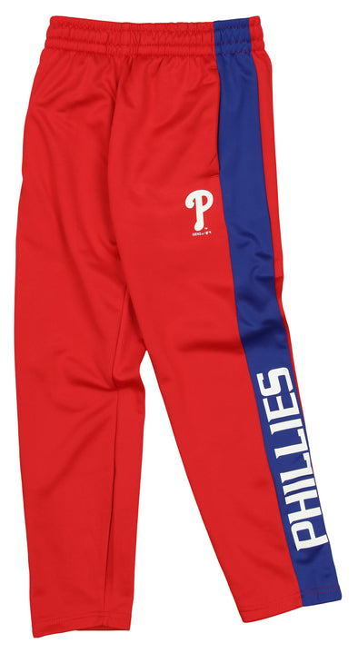 Outerstuff MLB Youth Boys (8-20) Philadelphia Phillies Side Stripe Slim Fit Performance Pant