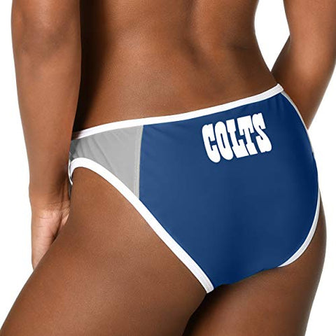 Forever Collectibles Women's Indianapolis Colts Team Logo Swim Suit Bikini Bottom