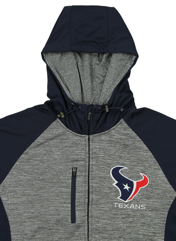 G-III Sports Men's NFL Houston Texans Solid Fleece Full Zip Hooded Jacket