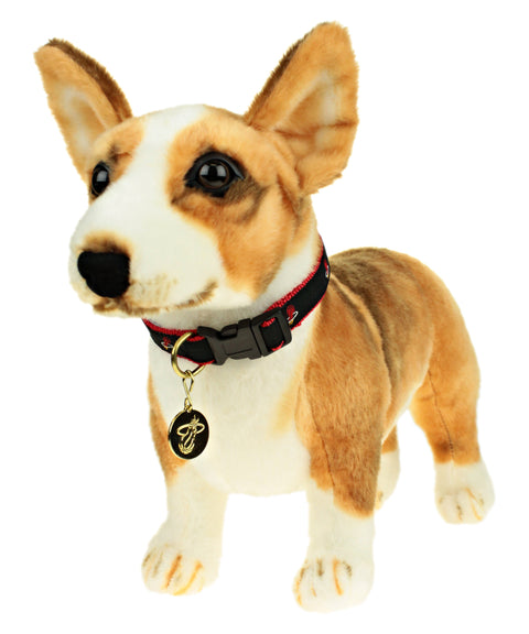 Sporty K9 NBA Miami Heat Ribbon Dog Collar