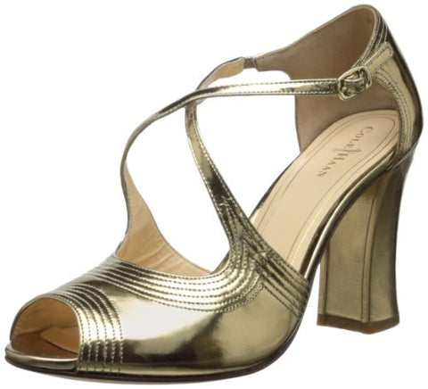 Cole Haan Women's Jovie High Dress Peep Toe Strap Heels, Color Options