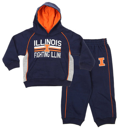Gen 2 NCAA Kids/Toddlers Illinois Fighting Illini 2-piece Hoodie and Pants Set