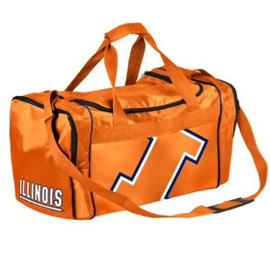 FOCO NCAA Unisex Illinois Fighting Illini Core Duffle Bag