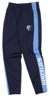 OuterStuff NBA Youth Boys Side Stripe Slim Fit Performance Pant, Memphis Grizzlies