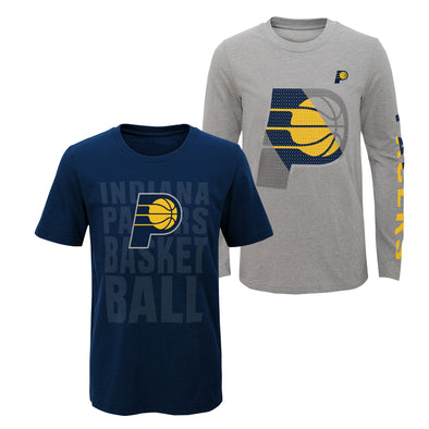 Outerstuff NBA Little Boys Indiana Pacers 2 for 1 Combo Pack T-Shirt