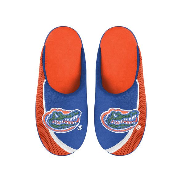 FOCO NCAA Men's Florida Gators 2022 Big Logo Color Edge Slippers