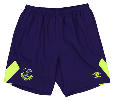 Umbro Men's Everton FC Woven Training Soccer Shorts, Purple