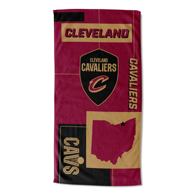 Northwest NBA Cleveland Cavaliers State Line Beach Towel, 30x60