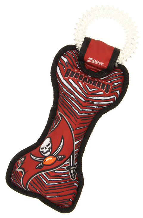 Zubaz X Pets First NFL Tampa Bay Buccaneers Team Ring Tug Toy for Dogs