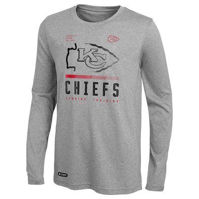 Outerstuff NFL Men's Kansas City Chiefs Red Zone Long Sleeve T-Shirt Top