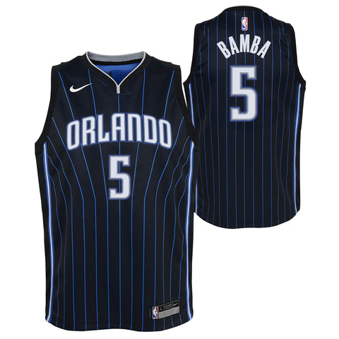 Nike NBA Youth Mo Bamba Orlando Magic #5 Swingman Statement Jersey