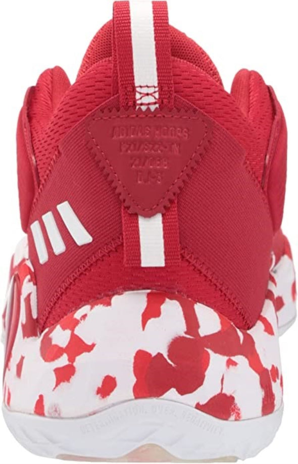 Adidas Men's D.O.N Issue #3 Low Basketball Shoes, Team Power Red/White/Vivid Red