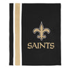 FOCO NFL New Orleans Saints Plush Soft Micro Raschel Throw Blanket, 50 x 60