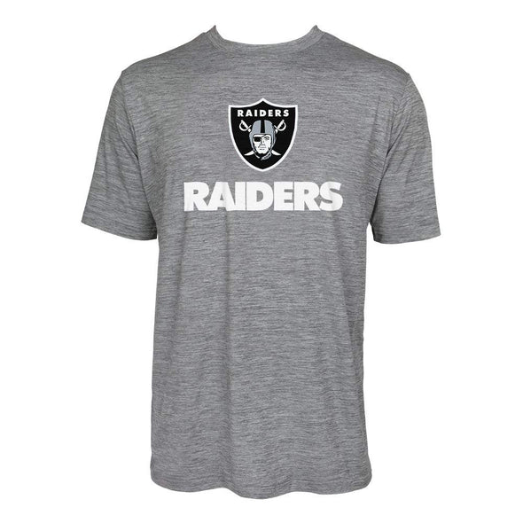 Zubaz NFL Men's Oakland Raiders Team Name and Logo Wordmark Tee