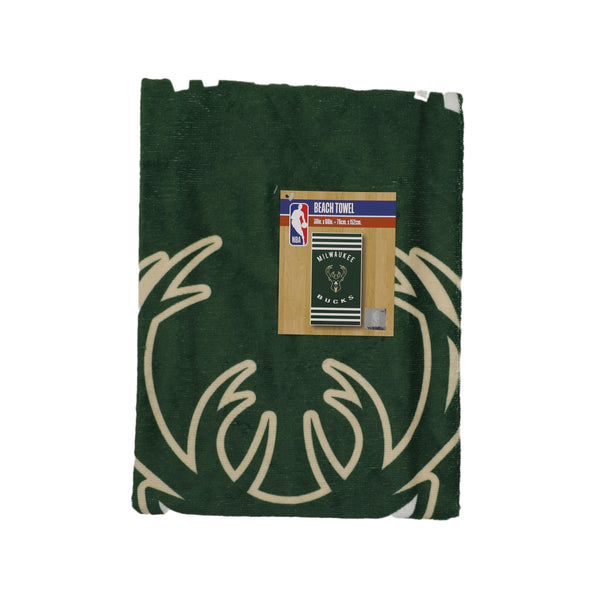 Northwest NBA Milwaukee Bucks "Stripes" Beach Towel, 30" x 60"