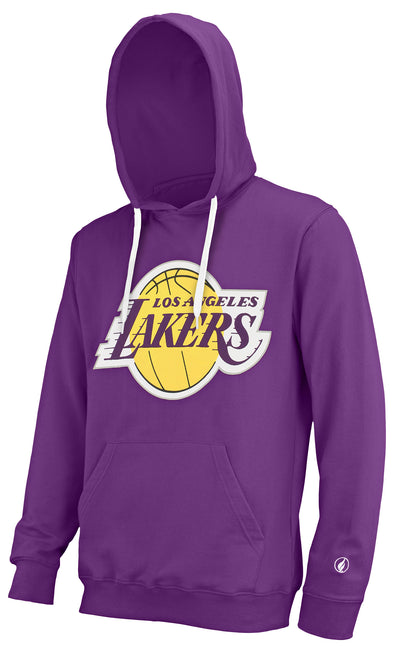 FISLL NBA Men's Los Angeles Lakers Team Color Premium Fleece Hoodie