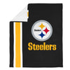 FOCO NFL Pittsburgh Steelers Plush Soft Micro Raschel Throw Blanket, 50 x 60